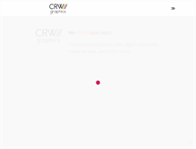 Tablet Screenshot of crwgraphics.com